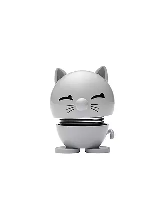 HOPTIMIST | Oggetto decorativo Gatto 7,3 cm Grigio chiaro |